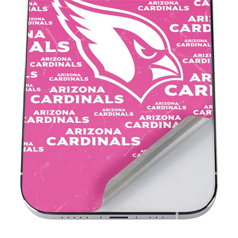 NFL Arizona Cardinals Pink Blast iPhone 12 Pro Skin